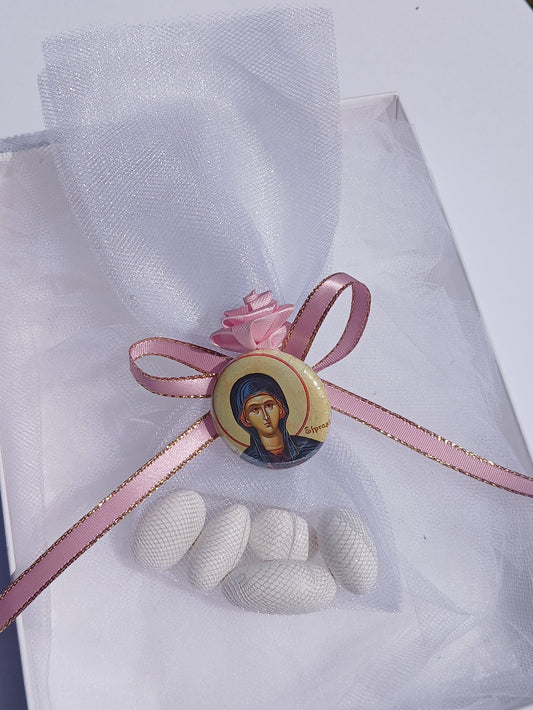 Jordan Almond Favor With Icon Pin